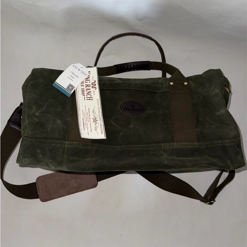 King ranch canvas duffle bag